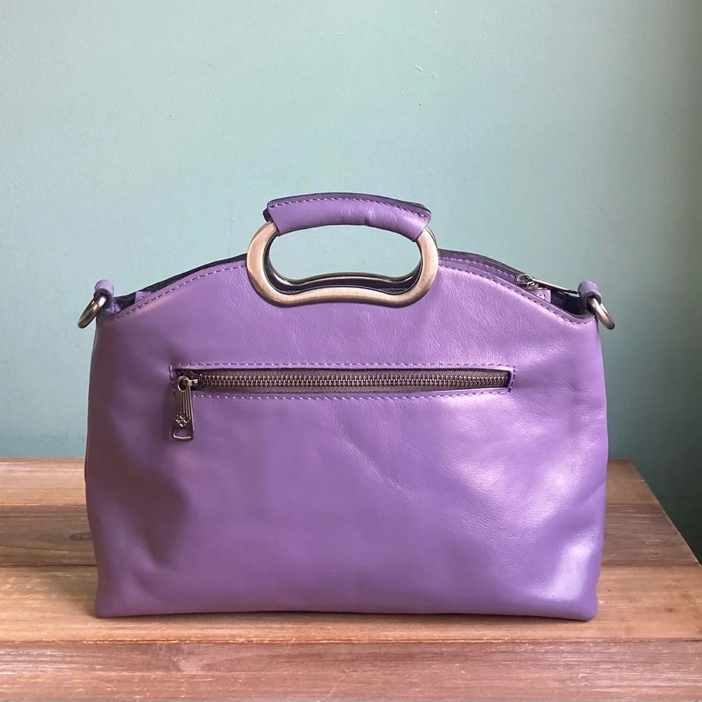 Patricia Nash Leather Top Handle Valetta Satchel Leather Bag - Picture 2 of 8